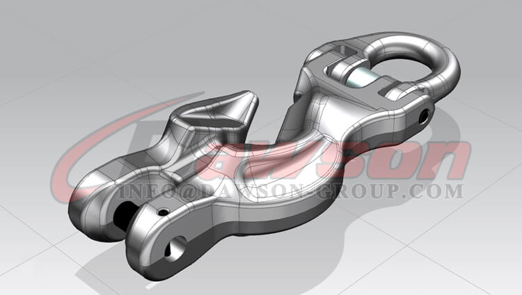 DS81080 G80 Grade 80 Forged Alloy Steel Connecting Link with Clevis ...