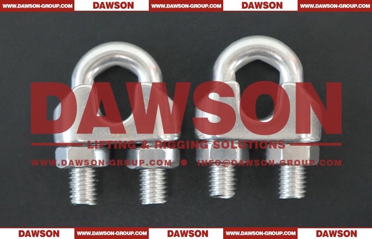 DAWSON Stainless Steel DIN 741 Wire Rope Clips, SS316 AISI304 Wire Rope Clamps - Dawson Group Ltd. - China Manufacturer