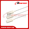 DS-BCC108 Laser Marking Steel Security Cable Wire Seals Lock Numbered Security Seal Cable with Logo