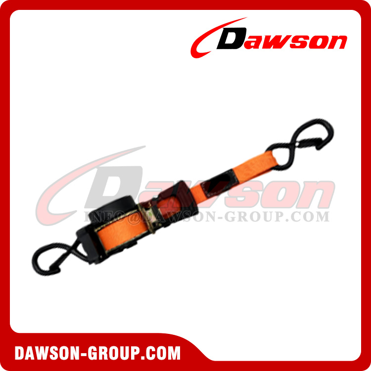 DSSLRS0013 1X10FT (25MMX3.05M) Automatic Retractable Ratchet Tie Down Straps with Non-damping Version and Push Button Release - Dawson Group Ltd. - China Manufacturer, Supplier, Factory