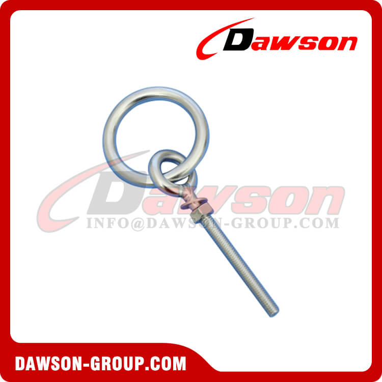 Stainless Steel Ring Bolt with Washer and Nut