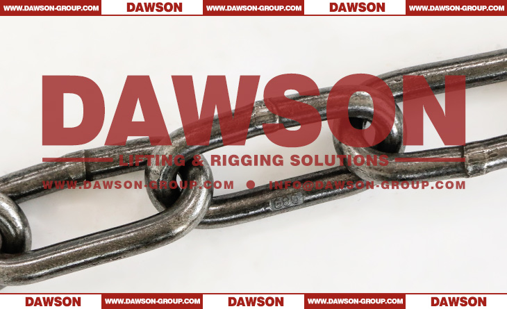 Grade 80 7-28MM Fishing Long Link Chain Black Painted Steel Welded G80 Fishing Chain - Dawson Group Ltd. - China Factory