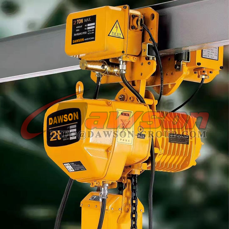 2T Electric Trolley Type Hoist - Dawson Group Ltd. - China Manufacturer, Supplier, Factory