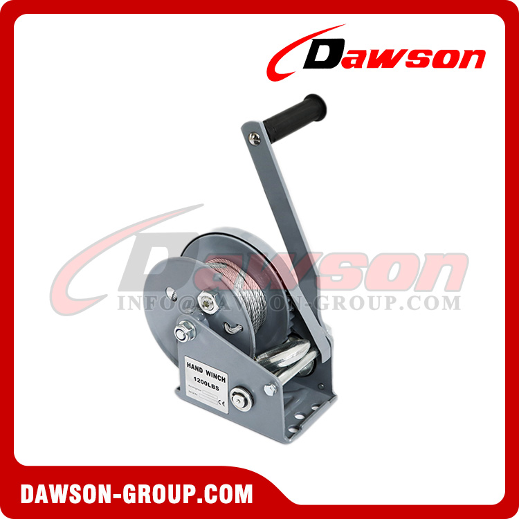 DSHW-C Type 1200lbs, 1800lbs, 2600lbs Auto Brake Hand Winch, Truck Hand Winch (Portable Winch) for Pulling