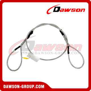 WS81-E-E,T,TH,S&K Tapered Eye Splice Wire Rope Slings