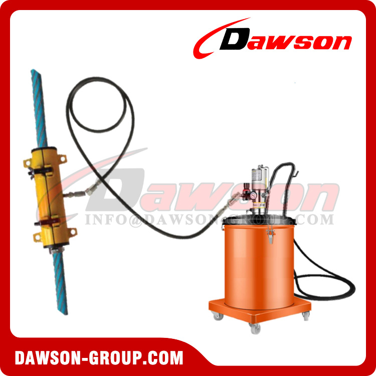 Wire Rope Cleaner & Lubrication System for Cranes Tractors Ships Ports ...