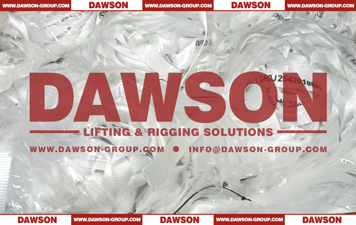 32MM White Polyester Woven Cord Lash Strapping, One Way Lashing Systems - Dawson Group Ltd. - China Manufacturer, Supplier, Factory