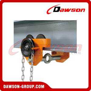 DS-ATG Type Geared Trolley Clamp, 0.5T - 5T Trolley Clamps