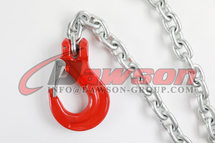 China Grade 80 (G80) Chain Slings – Dia 8mm EN 818-4 Two Legs Sling With  Shortener factory and suppliers