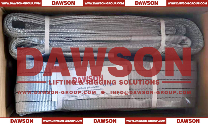 WLL 4 Ton Polyester Webbing Slings - Lifting Slings, 4000KG Web Lifting Sling - Dawson Group Ltd. - China Manufacturer