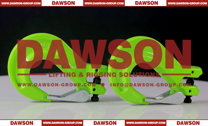 DS1004 G100 Forged Clevis Sling Hook with Safety Latch for Chain Sling Fitting, Forged Clevis Slip Hook - Dawson Group Ltd. - China Supplier, Factory