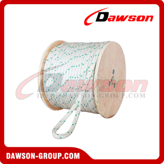 Double Braided Polyester Cable Pulling Rope High Tenacity Low Stretch Polyester Fiber Rope