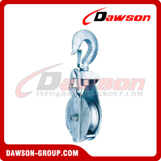 DS-B003SS Stainless Steel Snatch Block with Hook, SS316 Snatch Block, SS304 Snatch Blocks