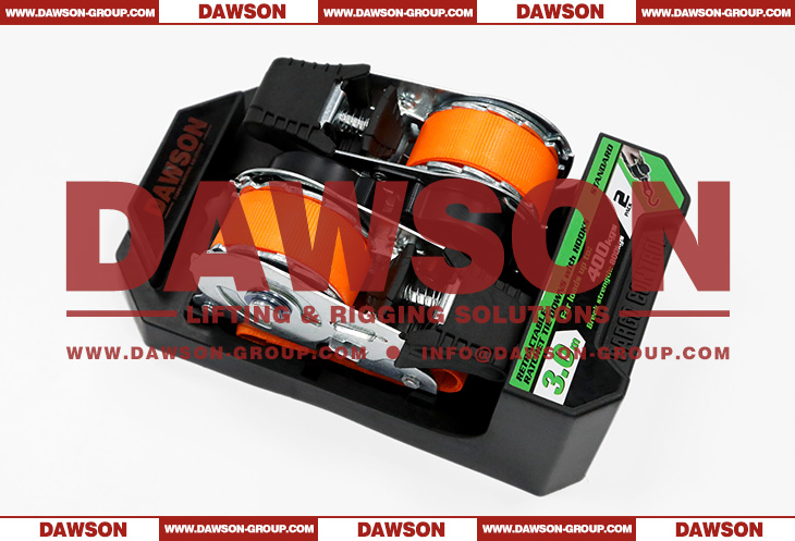 25MM &times; 3M BS 800KG DAWSON Automatic Retractable Ratchet Tie Down Straps with S Hooks - Dawson Group Ltd. - China Manufacturer, Supplier