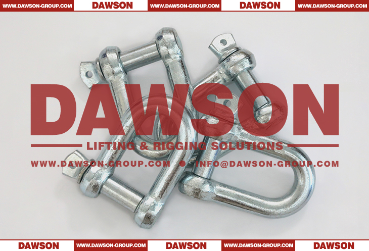 European Type Commercial Galv. Dee Shackle, Chain Shackle with Screw Pin - Dawson Group Ltd. - China Manufacturer, Supplier