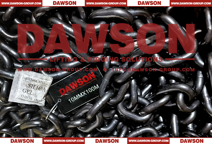 10mm EN818-2 Grade 80 Alloy Lifting Chain, G80 Lifting Chain, Grade 80 Short Link Chain for Chain Slings - Dawson Group Ltd. - China Manufacturer, Supplier, Factory