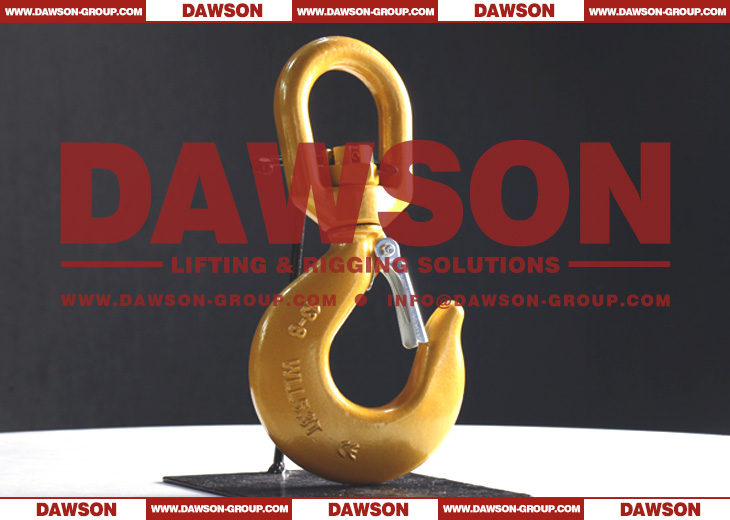 DS040 G80 6-32MM Swivel Hook with Safety Latch for Heavy Duty Crane Lifting Chain Slings - Dawson Group Ltd. - China Manufacturer, Supplier