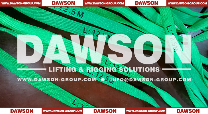 75MM WLL 5.3 Ton 5300kg Polyester Webbing Slings with PVC Coated Water Hose - EN1492-1 Lifting Slings - Dawson Group Ltd. - China Manufacturer, Supplier, Factory (1)
