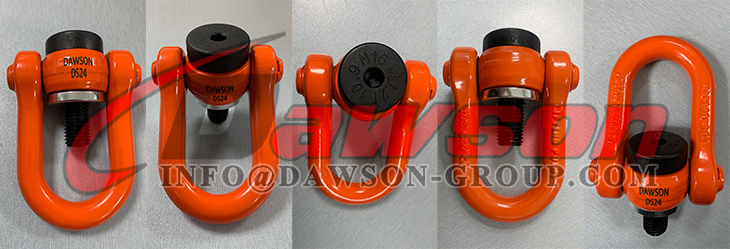DAWSON M16 UNC & Metric Thread Double Swivel Shackle G80 Swivel Hoist Ring - Dawson Group Ltd. - China Manufacturer, Supplier, Factory