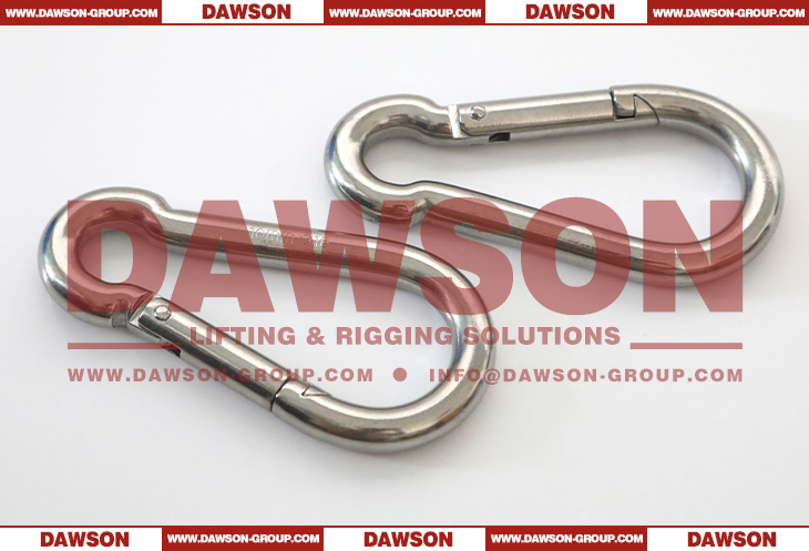 Stainless Steel Snap Hook DIN5299 Form C, DIN5299C AISI 304 AISI 316 Spring Carabiner - Dawson Group Ltd. - China Supplier, Factory