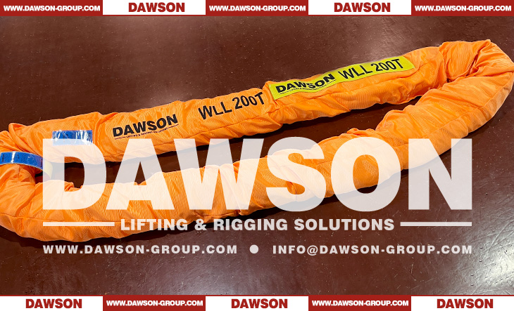 DAWSON WLL 200T Heavy Duty Endless Round Lifting Slings - Dawson Group Ltd. - China Manufacturer