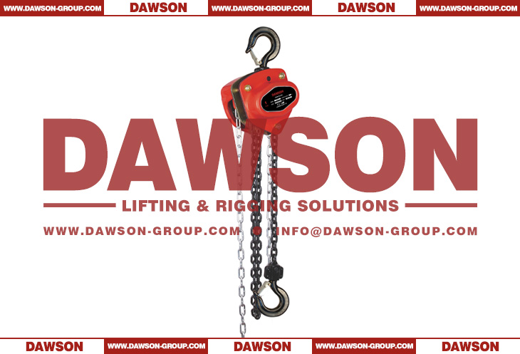 DSVS 0.5T - 50T Chain Block for Construction Site - Dawson Group Ltd. - China Manufacturer, Supplier
