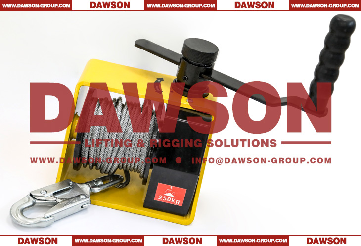 DSHW-AB Hand Worm Gear Winch with Wire Rope, Hand Winch - Dawson Group Ltd. - China Manufacturer, Supplier, Factory