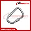 DSJ-1179 Full Body Safety Harness Steel Carabiner, Cold Formed Steel Self-locking Carabiner for Climbing