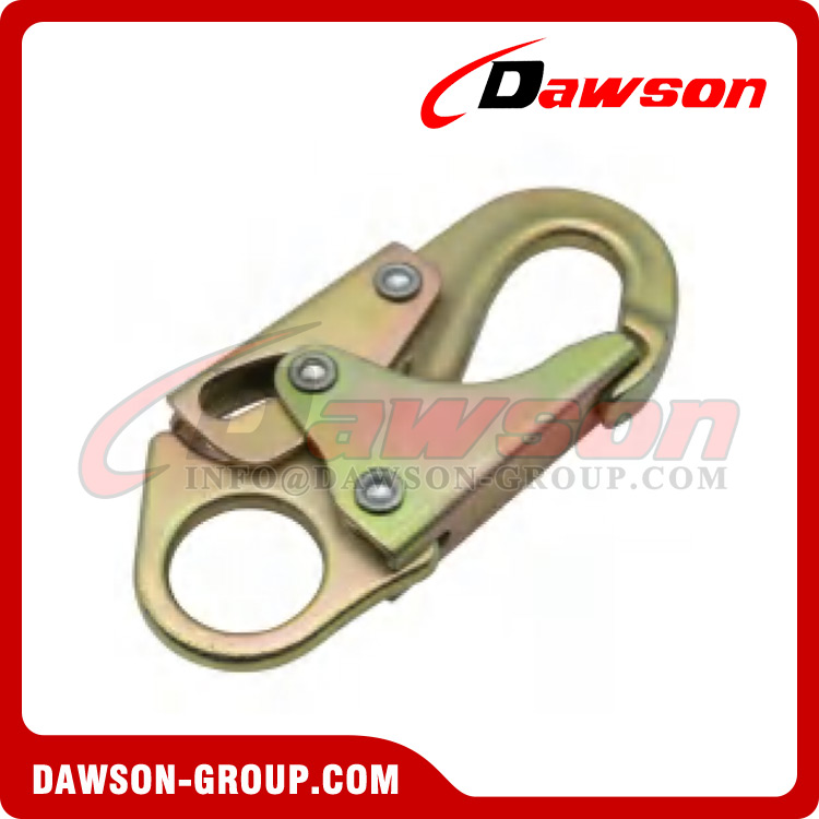 DSJ-2011 Fall Protection Working At Heights High Strength Steel Snap Hook,  Forged Steel Double Locking Snap Hook - Dawson Group Ltd. - China  Manufacturer, Supplier, Factory