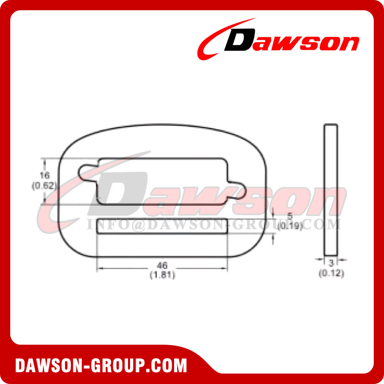 DSJ-4003-1 Safety Buckle for Safety Belt Climbing Outdoor Activities, Safety Harness Buckles