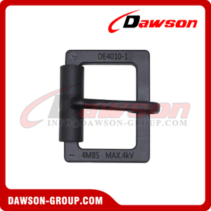 DSJ-DE4010-1 Insulated Safety Belt Adjustment Buckle for Safety Belt Full Body Harness Accessories, Insulation Buckle, Dielectric Buckle