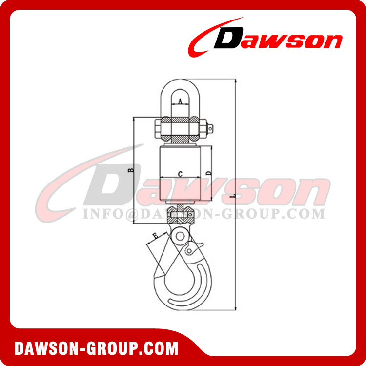 G80 Oilfield Swivel Hook, Grade 80 High Tensile Forged Alloy Steel Oilfield Heavy  Duty Swivel Lifting Hook for Lifting Equipment - China Manufacturer  Supplier, Factory