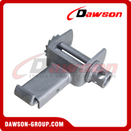 Truck Winch, Trailer Winch, Porta Winch Truck Winch for Stake Pockets, 2500KG 5500LBS Lashing Winch for Cargo Lashing