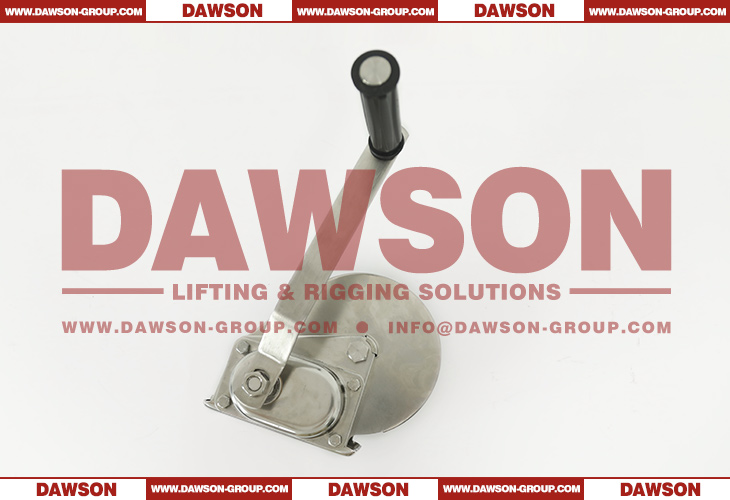 DAWSON 550KG 1200LBS SS304 Small Stainless Steel Reversible Hand Winches with Brake for Pulling - Dawson Group Ltd. - China Supplier