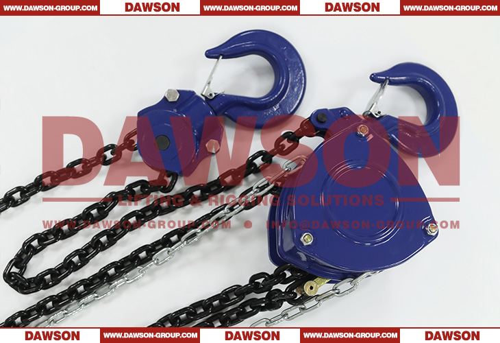 DAWSON ASNZS1418.2-1997 DSVD Chain Hoist, Manual Chain Block for Lifting - Dawson Group Ltd. - China Factory, Supplier