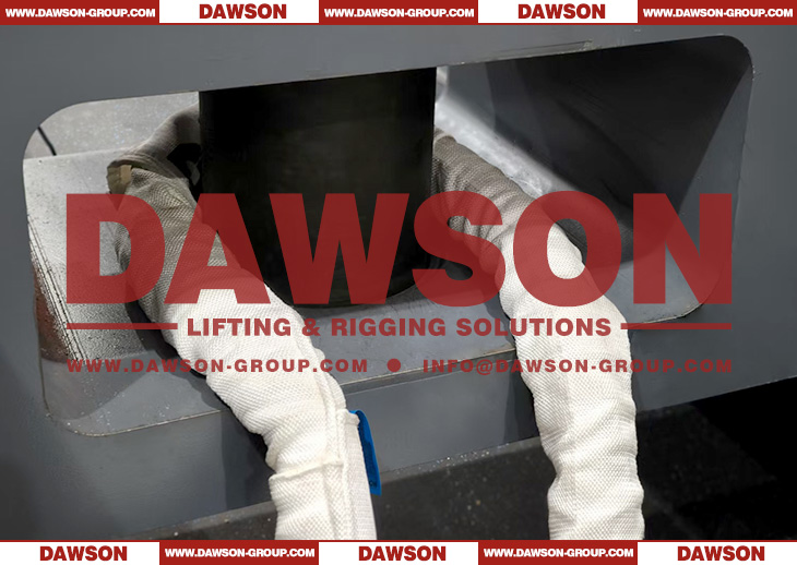 DAWSON &times; TYSONNEEMA Ultra-high Molecular Weight Polyethylene Endless Round Lifting Slings with HMPE UHMWPE Sling Protection - Dawson Group Ltd. - China Manufacturer, Factory