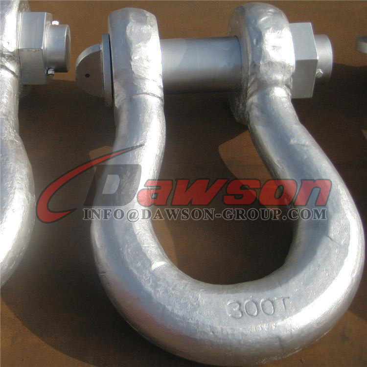 Large WLL Shackle with Circular Cross-section, Heavy Duty Bolt Type Round Body Shackle - Dawson Group Ltd. - China Manufacturer, Supplier