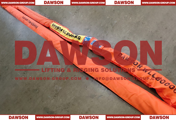 DAWSON WLL 50T Polyester Round Slings, 50000KG Lifting Slings - Dawson Group Ltd. - China Factory