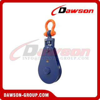 H431 Super Champion Snatch Pulley Block with Shackle