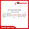 DS-MSB-110H 170 Ton Modular Spreader Beams, Modulares Spreader Bars, Lifting Spreader Beam