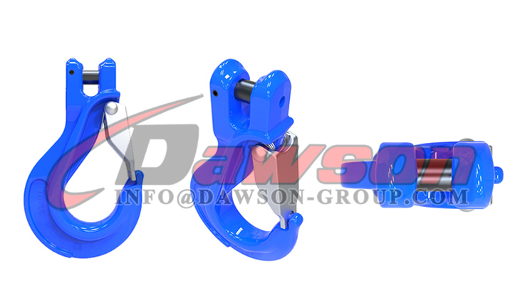 G100 Clevis Sling Hook with Cast Latch for Chain Slings - Dawson Group Ltd. - China Factory, Supplier