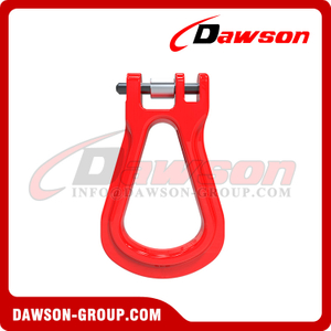 DS935 G80 7/8-18/20MM Closed Type Long Connecting Link, Clevis Pear Link, Clevis Link, Omega Link