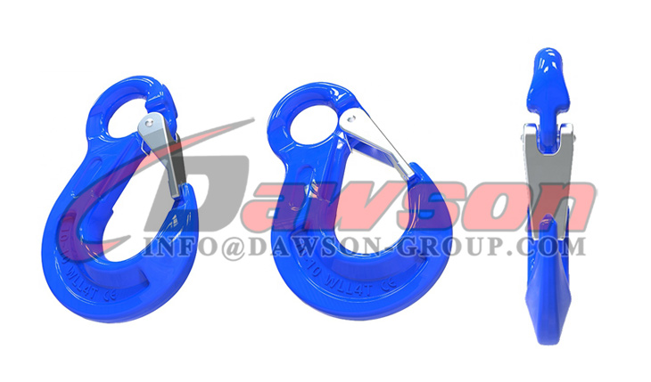 DS1003 G100 Eye Sling Hook with Latch for Chain Slings - Dawson Group Ltd. - China Supplier, Manufacturer, Factory