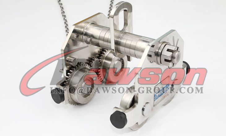 DS-ST-GCL Stainless Steel Geared Trolley, Trolley Clamps, SS Trolley Clamp - Dawson Group Ltd. - China Factory, Manufacturer
