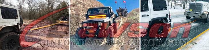 Application of Winch Strap & Tow Strap - Dawson Group Ltd. - China Manufacturer, Supplier, Factory