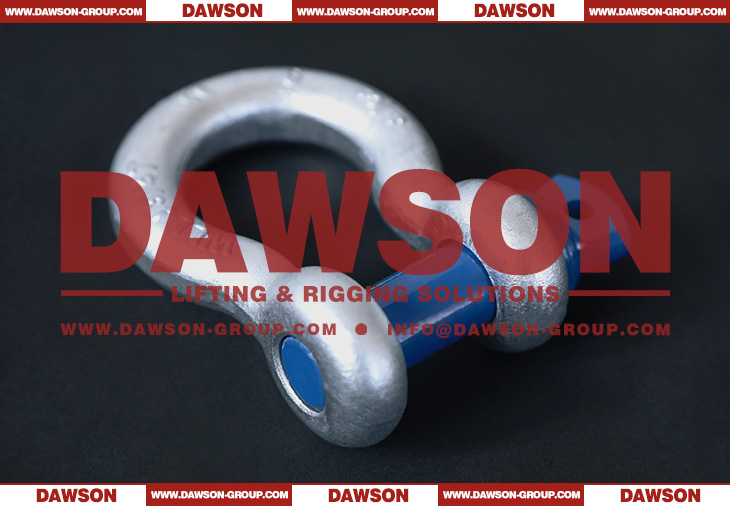 DAWSON US Type Bow Shackle with Screw Pin, S6 High Strength Screw Pin Anchor Shackle - Dawson Group Ltd. - China Supplier, Factory