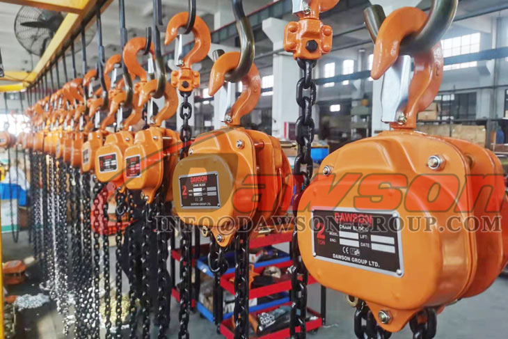 DSVC 0.5T - 50T Heavy Duty Chain Block for Lifting Goods - Dawson Group Ltd. - China Manufacturer, Supplier, Factory