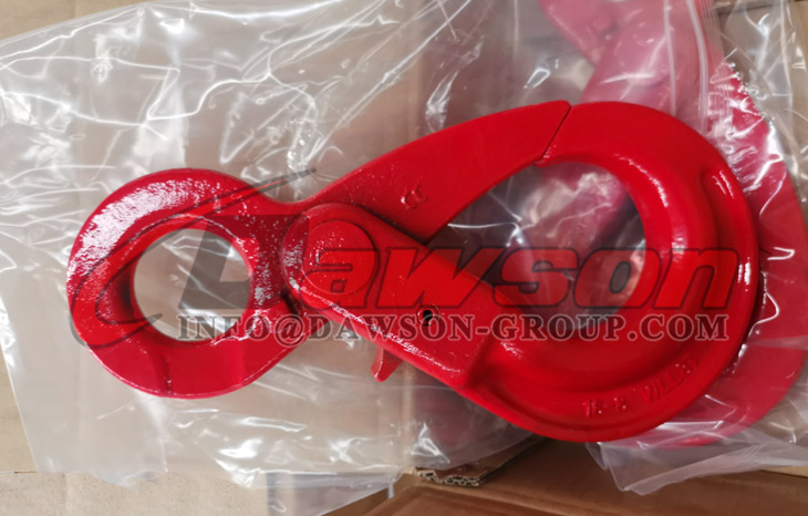 DS748 G80 Alloy Steel Eye Type Self-locking Safety Hook with Handle, Grade  80 Grip Safe Eye Self Locking Hook - China Manufacturer Supplier, Factory