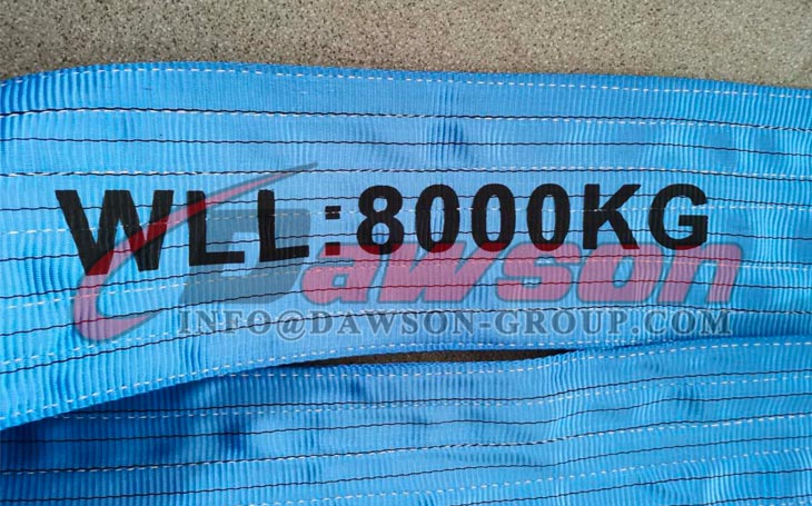 WLL 8 Ton Polyester Webbing Slings - Lifting Slings - Dawson Group Ltd. - China Manufacturer, Supplier, Factory