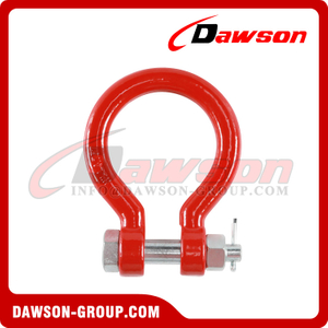 DS222 Bolt Type Bow Shackle with Safety Pin and Nuts